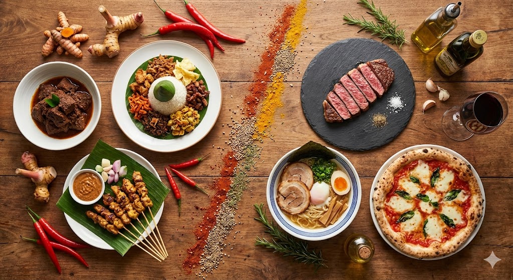 cita rasa kuliner Nusantara & mancanegara